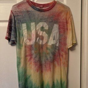 USA tie dye t-shirt